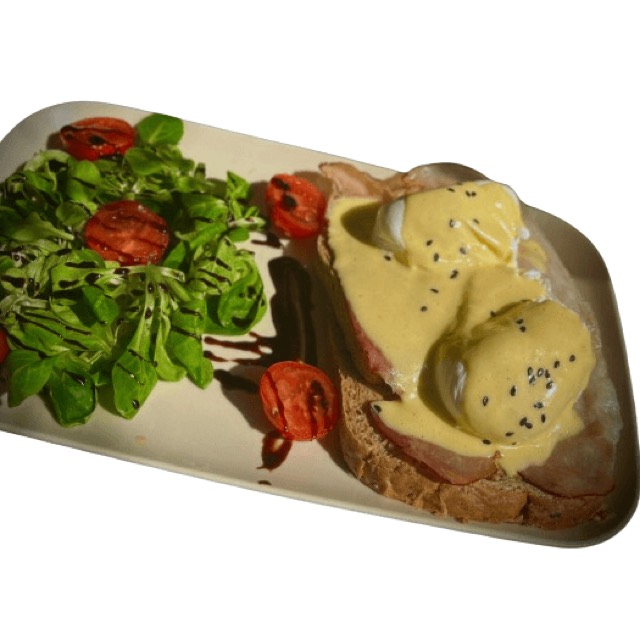Mic dejun cu ouă poșate 350g